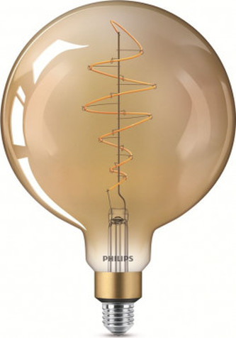 Vintage LED žárovka E27 G200 6,5W 470 lm 2000K stmívatelná, gold