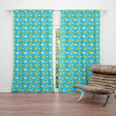 Závěs Hvězdy a měsíce: 2ks 140x250cm