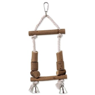 Hračka Epic Pet houpačka dřevěná s lanem 32cm