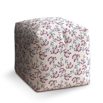 Taburet Cube Jeřabiny: 40x40x40 cm