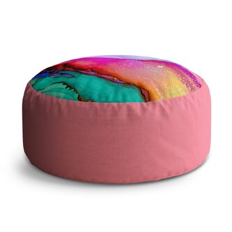 Taburet Circle Barvičky: 38x48 cm