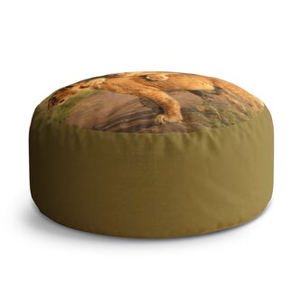 Taburet Circle Lvíčata: 38x48 cm