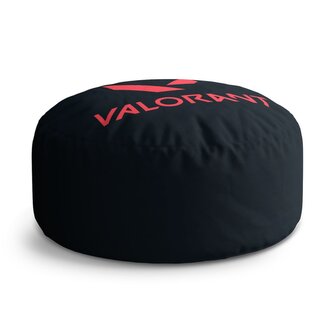 Taburet Circle VALORANT Black: 38x48 cm
