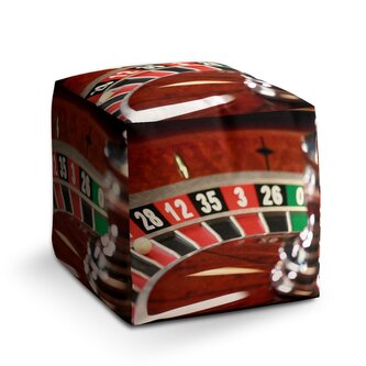 Taburet Cube Ruleta: 40x40x40 cm