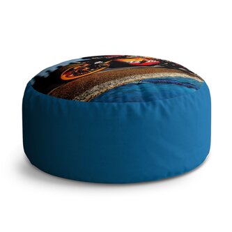 Taburet Circle Motorkář 2: 38x48 cm