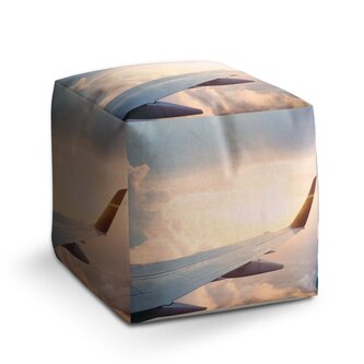 Taburet Cube Křídlo letadla: 40x40x40 cm