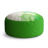 Taburet Circle Zelená abstrakce: 38x48 cm