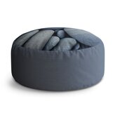 Taburet Circle Černé kameny: 38x48 cm