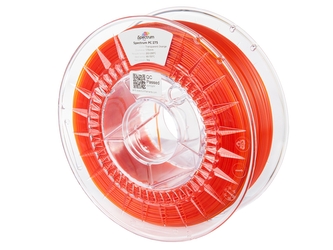 Spectrum 3D filament, PC 275, 1,75mm, 1000g, 80939, TRANSPARENT ORANGE
