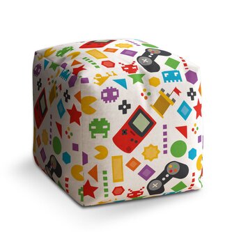 Taburet Cube Videohra: 40x40x40 cm Taburet Cube Videohra: 40x40x40 cm