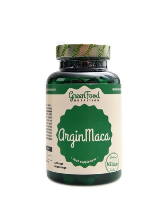 GreenFood nutrition - ArginMaca 120 kapslí