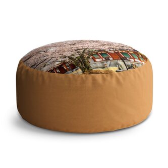 Taburet Circle Čínská věžička: 40x50 cm