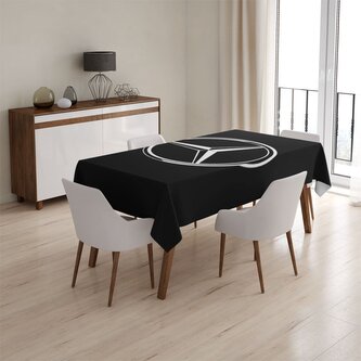 Ubrus Logo 2 Černá: 90x90 cm