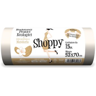 Shoppy Italské parfémované pytle do koše Mandle 15ks 30l