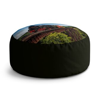 Taburet Circle Vlak na mostě: 38x48 cm