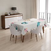 Ubrus Hroch, zebra a slunce: 130x130 cm