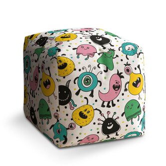 Taburet Cube Příšerky: 40x40x40 cm Taburet Cube Příšerky: 40x40x40 cm