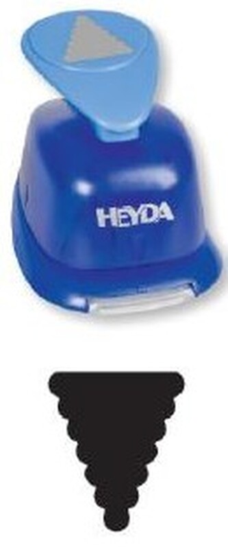 Děrovač velký modrý - praporek, velikost cca 22mm