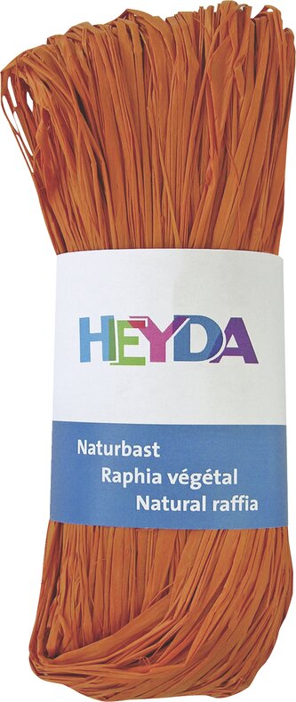 Přírodní lýko - provázek oranžový