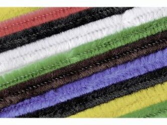 Žinilkový drát 50cm x 8mm, v sáčku 10ks mix barev