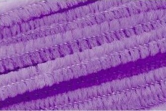 Žinilkový drát 50cm x 8mm, v sáčku 10ks fialový