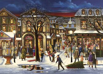 COBBLE HILL Puzzle Jsou Vánoce 500 dílků