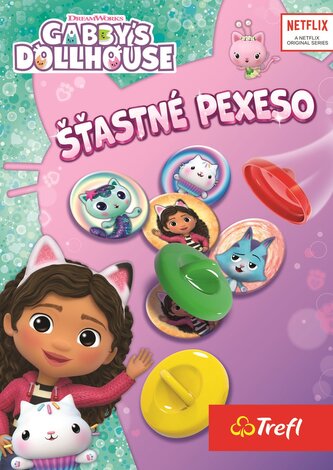 TREFL Šťastné pexeso Gábinin kouzelný domek