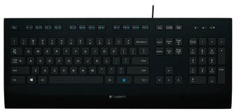Logitech Corded Keyboard K280E - INTNL Business - US International layout Logitech Corded Keyboard K280E - INTNL Business - US International layout