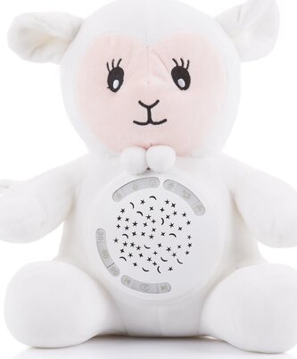 CHIPOLINO Plyšová Ovečka s projektorem a hudbou