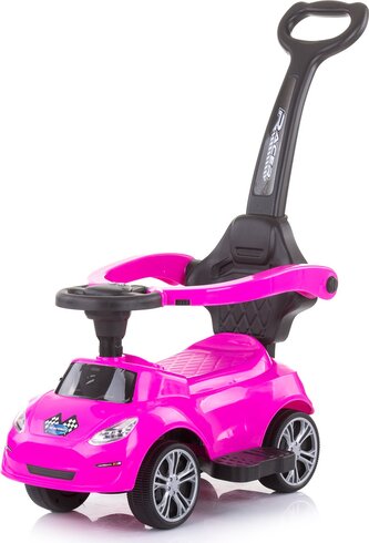CHIPOLINO Odrážedlo s vodící tyčí Turbo Pink CHIPOLINO Odrážedlo s vodící tyčí Turbo Pink