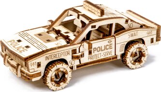 WOODEN CITY 3D puzzle Superfast Police Car