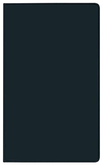 Taschenkalender Pluto geheftet Karton schwarz 2025