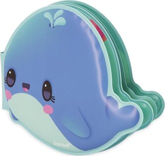 JANOD Měkká obrázková knížka do vody: Velryba