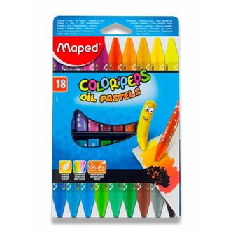 MAPED Trojhranné olejové pastely Color'Peps 18ks
