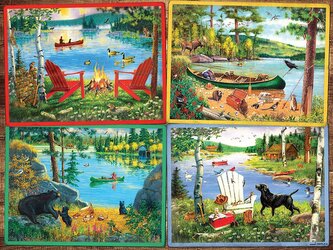 COBBLE HILL Puzzle Země chatařů XL 275 dílků