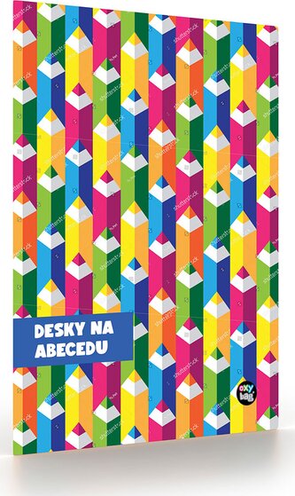 OXYBAG Desky na abecedu Pastelky