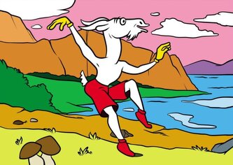 ALEXANDER Puzzle Příhody Kozlíka poplety: U moře MAXI 20 dílků