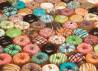 COBBLE HILL Puzzle Donuty (Americké koblihy) 1000 dílků