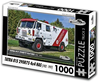 RETRO-AUTA Puzzle TRUCK č.3 Tatra 815 290R75 4x4 HAS (1982-1997) 1000 dílků