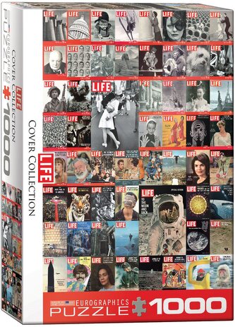 EUROGRAPHICS Puzzle Obálky časopisu Life 1000 dílků
