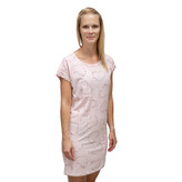 Dámská noční košile Hvězdné srdce; Barva: růžová; Velikost: 44