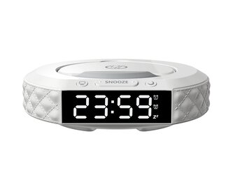 Multifunkční stolní hodiny Immax CLOCK, Qi bezdrátová nabíječka 3v1, 5W/10W Multifunkční stolní hodiny Immax CLOCK, Qi bezdrátová nabíječka 3v1, 5W/10W