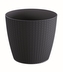 Plastový květináč Wheaty 12,8 cm, antracit