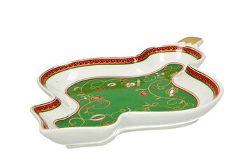 Vánoční tác ve tvaru vánoční ozdobyn Tempo di Festa BRANDANI