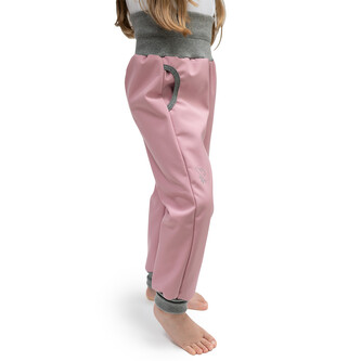 Rostoucí softshellové kalhoty Sport Shell pink; Barva: růžová; Velikost: 110