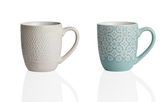 Sada 2 hrnků na čaj 350ml ALICE  BRANDANI