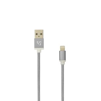 SBOX kabel iPhone/8pin M/M, 1,5m, blistr, šedá SBOX kabel iPhone/8pin M/M, 1,5m, blistr, šedá