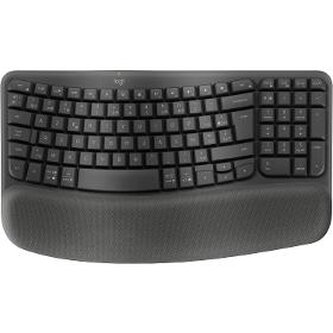 PC klávesnice LOGITECH Wave Keys Graphite Qwertz