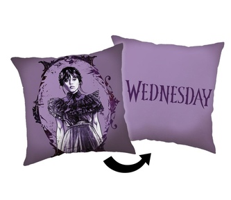 JERRY FABRICS Polštářek Wednesday Purple  Polyester, 40/40 cm