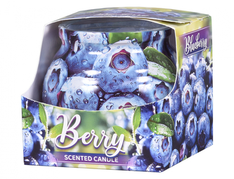 Svíčka ve skle BORŮVKY vonná 70g